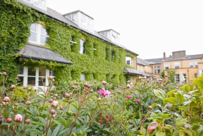 Exterior view of the Dunraven Arms 4 star hotel in County Limerick
