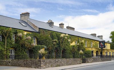Exterior of the Dunrave Arms Hotel in County Limerick