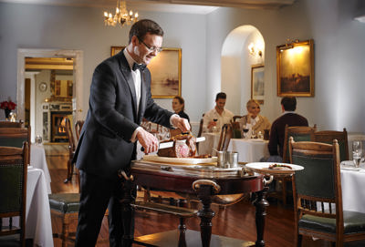 Gourmet dish served at Maigue Restaurant