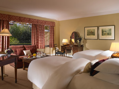 Classic furniture in luxury hotel room