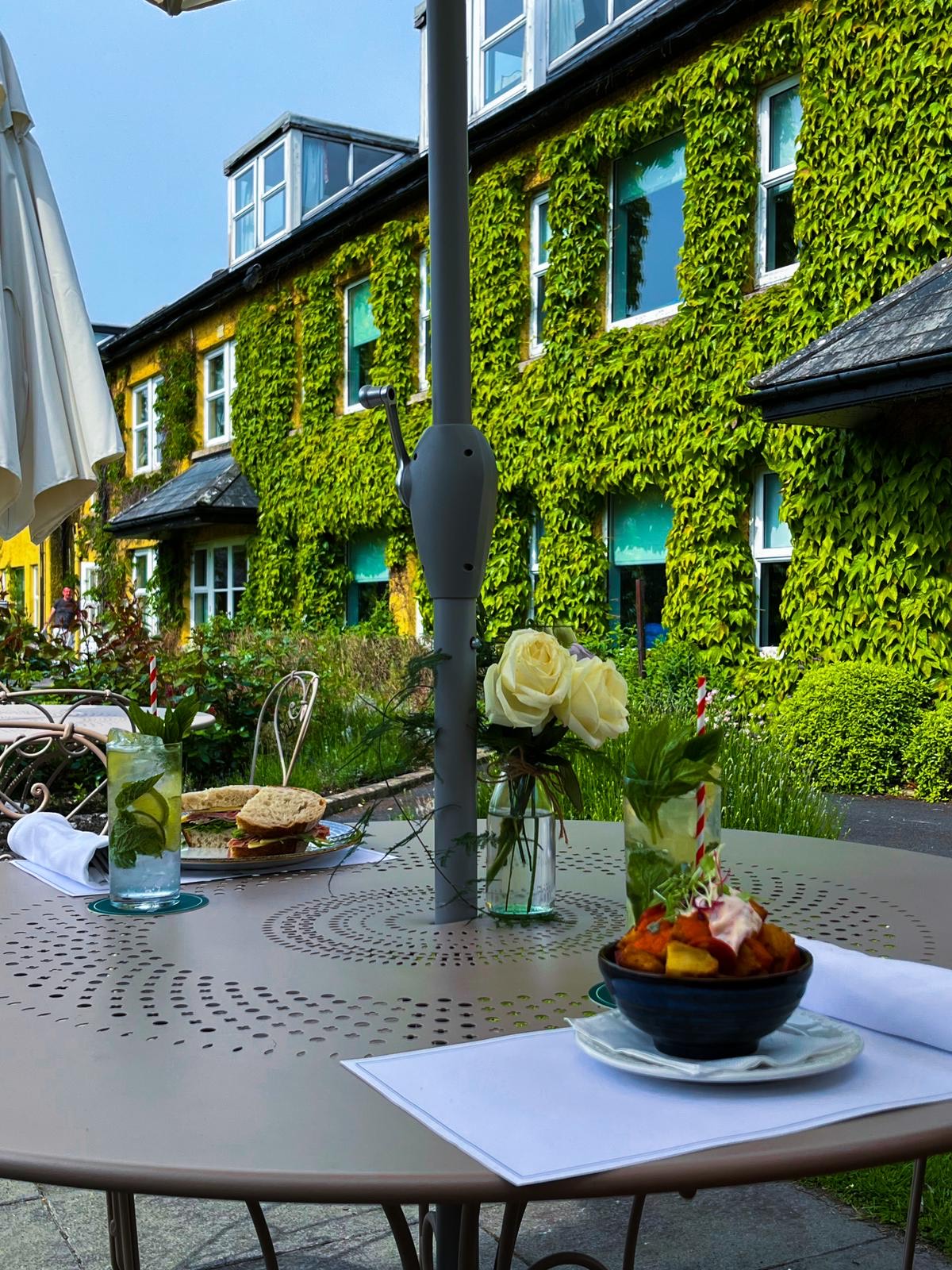 Seasonal menu dishes at Dunraven Hotel restaurant in County Limerick