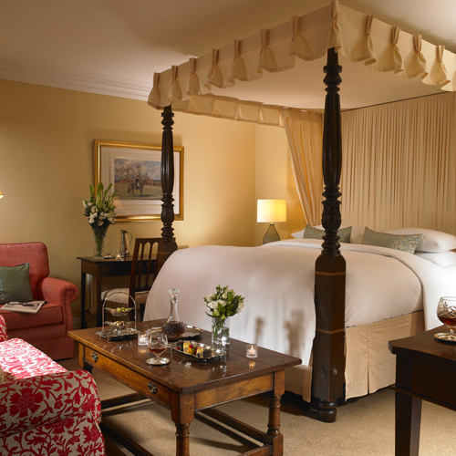 Luxury Hotel room at Dunraven Hotel in Adare, County Limerick